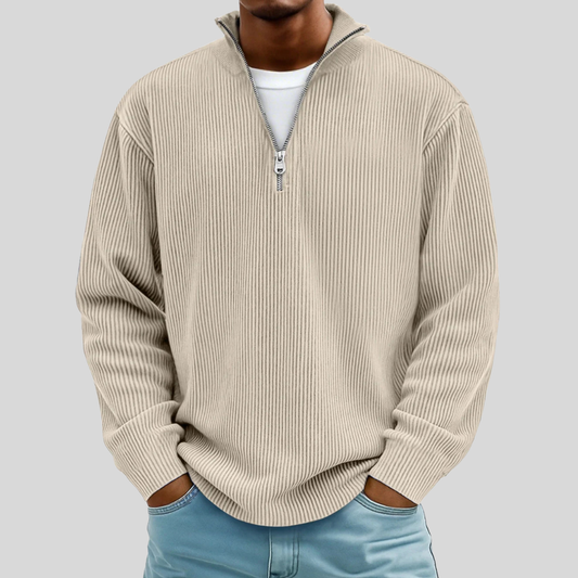 Caelum Casual Half-Zip Sweater
