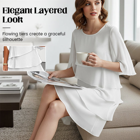 Layered Ruffle Dress