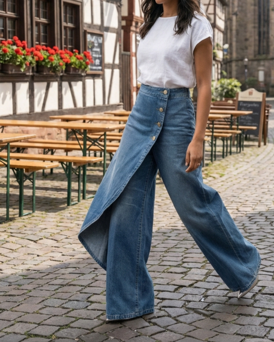 Azure Hybrid Denim Pants