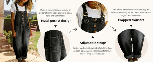 Rivoura Everyday Relaxed Denim Jumpsuit