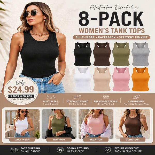 Everyday Ribbed Tank Top Essential