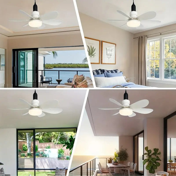 SmartBreez LED Socket Fan