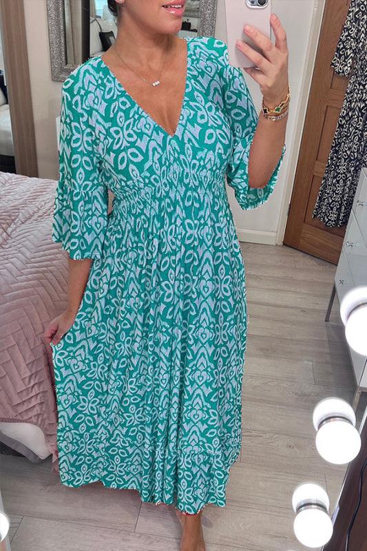 Easy-Cool V-Neck Summer Dress