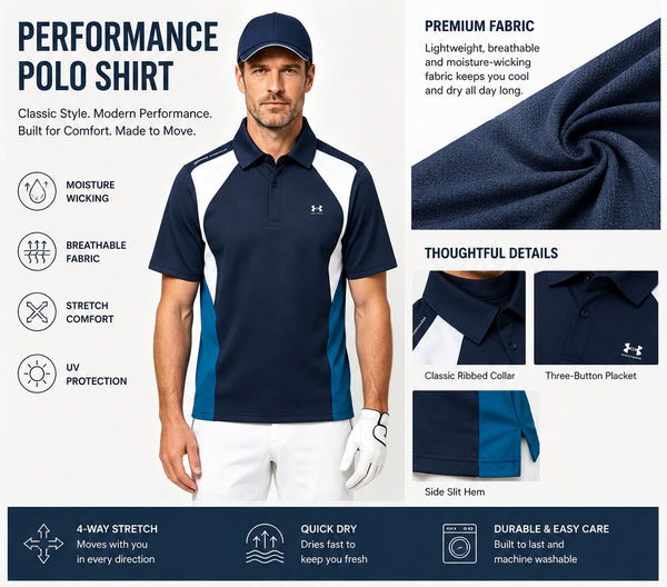 ProFlex Classic Performance Golf Polo