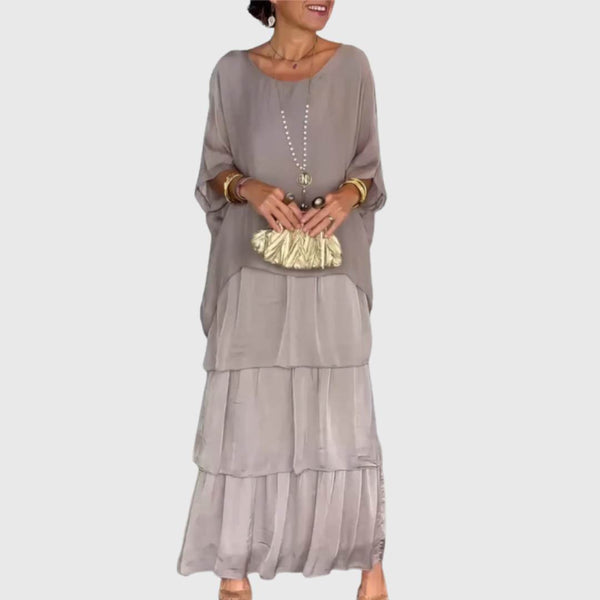 Lara Flowline Comfort Maxi Dress