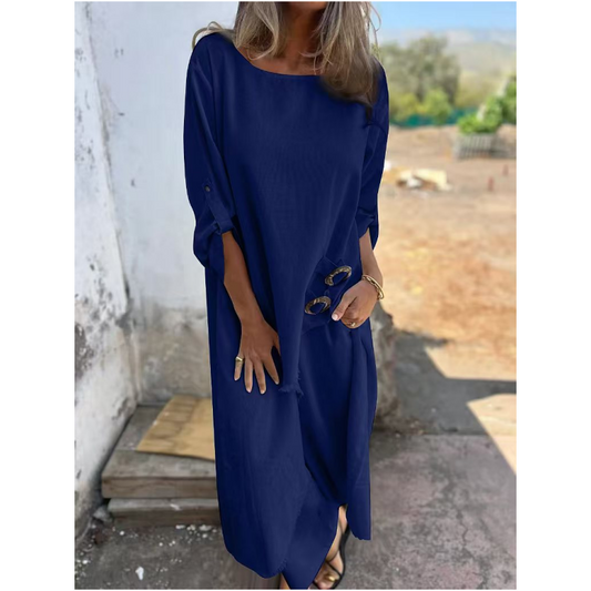 🌸New Arrival Hot Sale 🔥Elegant cotton and linen suit for women (2-piece set)